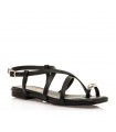 SANDALIA PLACA MUSTANG 55681 BLACK