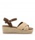 SANDALIA CUÑA MUSTANG YUTE 59553 NATURAL AMA