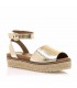 SANDALIA MUSTANG PLATAFORMA 59617 CHAMPAGNE