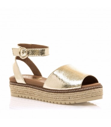SANDALIA MUSTANG PLATAFORMA 59617 CHAMPAGNE