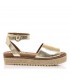SANDALIA MUSTANG PLATAFORMA 59617 CHAMPAGNE