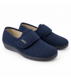 ZAPATILLA REJILLA DEVALVERDE VELCRO PINPEL 1160 MARINO