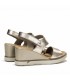 SANDALIA FLUCHOS PIEL F1973 SMASH PLATINO