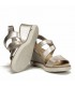 SANDALIA FLUCHOS PIEL F1973 SMASH PLATINO