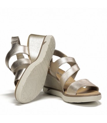 SANDALIA FLUCHOS PIEL F1973 SMASH PLATINO