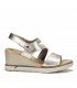 SANDALIA FLUCHOS PIEL F1973 SMASH PLATINO