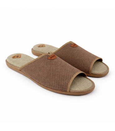 ZAPATILLA CASA DEVALVERDE HOMBRE PINFOR 5006 TAUPE