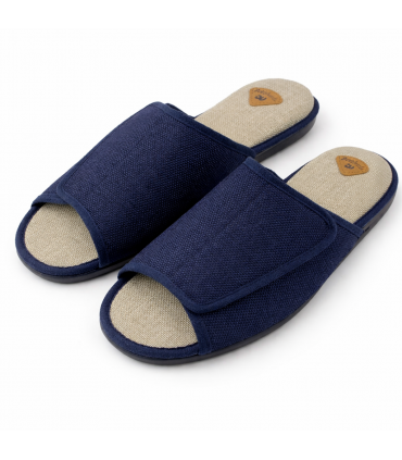 ZAPATILLA CASA DEVALVERDE HOMBRE VELCRO 5005 MARINO