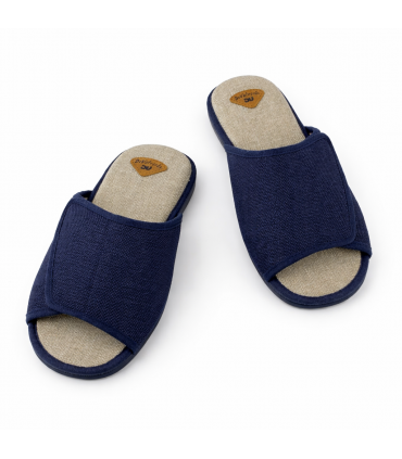 ZAPATILLA CASA DEVALVERDE HOMBRE VELCRO 5005 MARINO