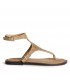 SANDALIA PLANA BOHO TACHUELAS M6430 CAMEL