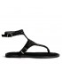 SANDALIA PLANA BOHO TACHUELAS M6430 NEGRO
