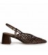 ZAPATO DESTALONADO TACON CUADRADO M6268 CAFE