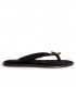 SANDALIA PLANA DEDO PLACA M6445 NEGRO
