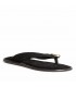 SANDALIA PLANA DEDO PLACA M6445 NEGRO