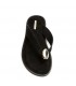 SANDALIA PLANA DEDO PLACA M6445 NEGRO