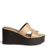 SANDALIA CUÑA M6371 ARENA