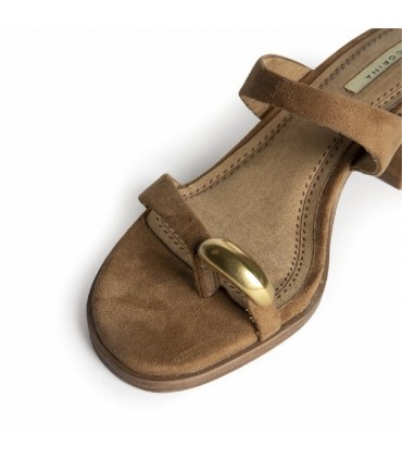 SANDALIA ANILLO TACON M6323 CAMEL