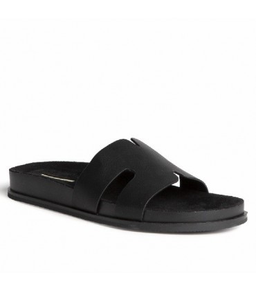 SANDALIA PLANA PALA ERME,S M6413 NEGRO