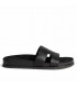SANDALIA PLANA PALA ERME,S M6413 NEGRO