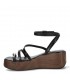 SANDALIA PLATAFORMA PLACA 1112 NEGRO