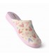 ZAPATILLA CASA DEVALVERDE ZUECO CORAZONES 1595 ROSADO