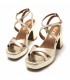 SANDALIA FIESTA MUSTANG 56649 CHAMPAGNE