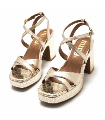 SANDALIA FIESTA MUSTANG 56649 CHAMPAGNE