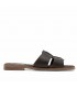 SANDALIA PLANA OH MY SANDALS 5823 PIEL MARRON