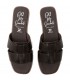 SANDALIA PLANA OH MY SANDALS 5823 PIEL MARRON