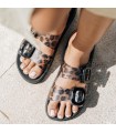 CHANCLA IGOR HABANA BRILLO S10336-002 NEGRO LEOPARDO