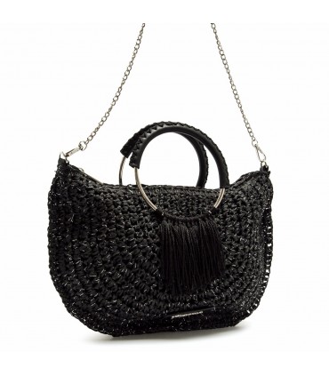 BOLSO MARIA MARE RAFIA TEMPO C59534 NEGRO