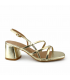SANDALIA TACON ANCHO M2672 ORO