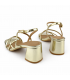 SANDALIA TACON ANCHO M2672 ORO