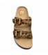 CHANCLA DOS HEBILLAS ETIKA 10015 LEOPARDO