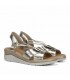 SANDALIA FLUCHOS PIEL F2429 PLATINO