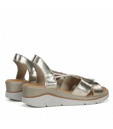 SANDALIA FLUCHOS PIEL F2429 PLATINO