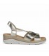 SANDALIA FLUCHOS PIEL F2429 PLATINO