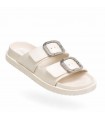 CHANCLA DOS HEBILLAS NICOBOCO DUCLE 44-052 BEIGE