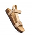 SANDALIA ETIKA VELCROS 10097 TAUPE