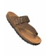 SANDALIA BIO AUTENTI PIEL DEDO 4248 SERRAJE MARRON OSCURO