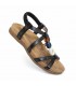 SANDALIA AMARPIES PIEDRAS ABZ30219 NEGRO