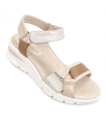 SANDALIA AMARPIES COMODA AMD30050 COMBI PLATINO
