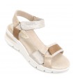 SANDALIA AMARPIES COMODA AMD30050 COMBI PLATINO