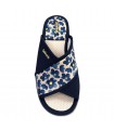 ZAPATILLA DEVALVERDE FLORES PINKI TIRAS 1590 MARINO