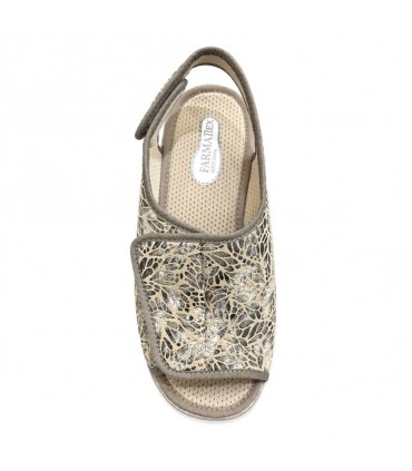 SANDALIA VELCROS DEVALVERDE SAND. ORTIZ 1597 ARENA
