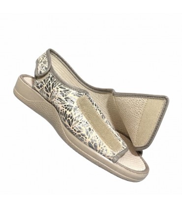 SANDALIA VELCROS DEVALVERDE SAND. ORTIZ 1597 ARENA