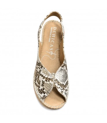 SANDALIA PIEL D CHICAS CUÑA 5735 CLOE