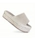 SANDALIA PLATAFORMA PIEL ETIKA 10056 BEIG