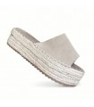 SANDALIA PLATAFORMA PIEL ETIKA 10056 BEIG