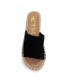 SANDALIA PLATAFORMA PIEL ETIKA 10056 NEGRO